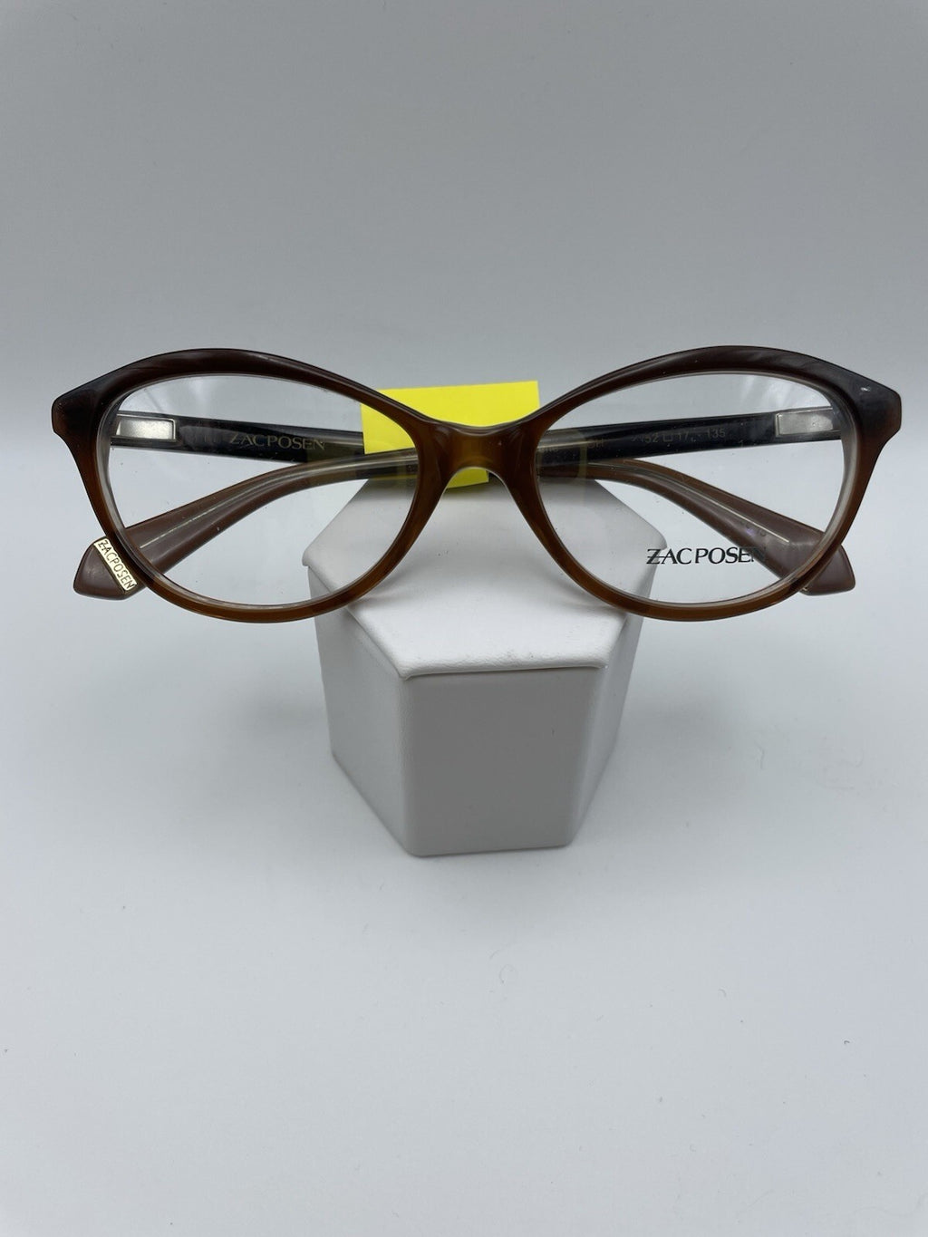 Zac Posen Brand Irene Model 52 Eye Chocolate NEW