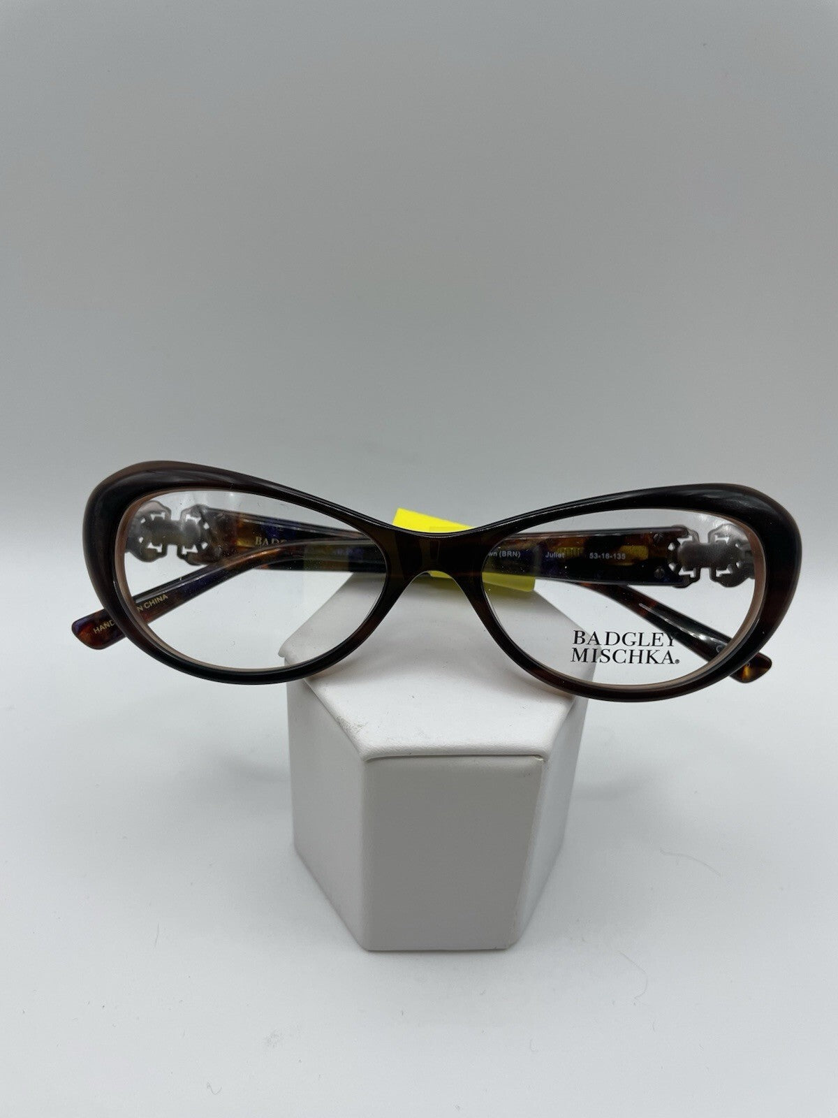 Badgley Mischka Brand Juliet Model 53 Eye Brown NEW