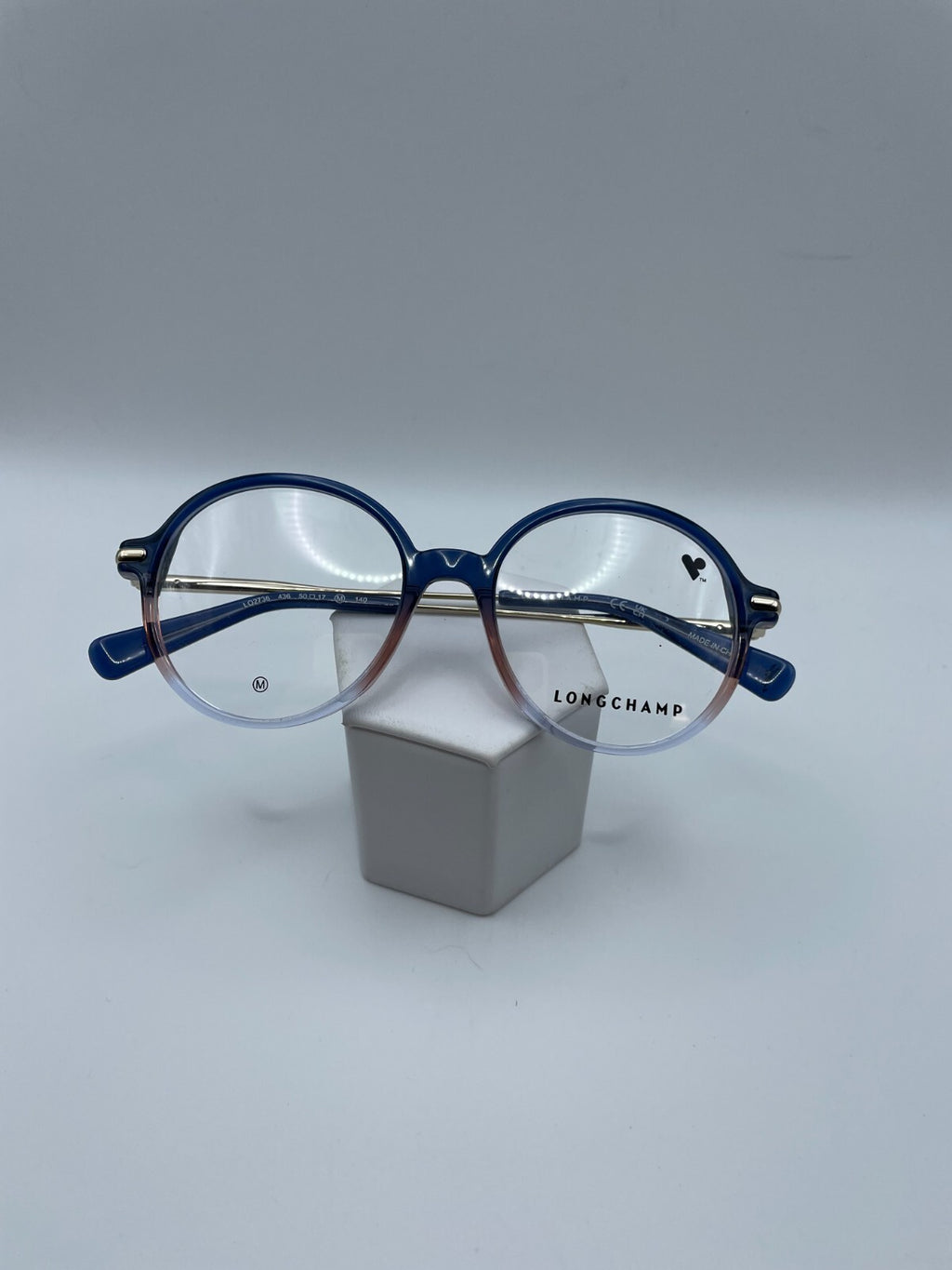 Longchamp Brand LO2736 Model 50 Eye Gradient Blue/Rose/Azure NEW