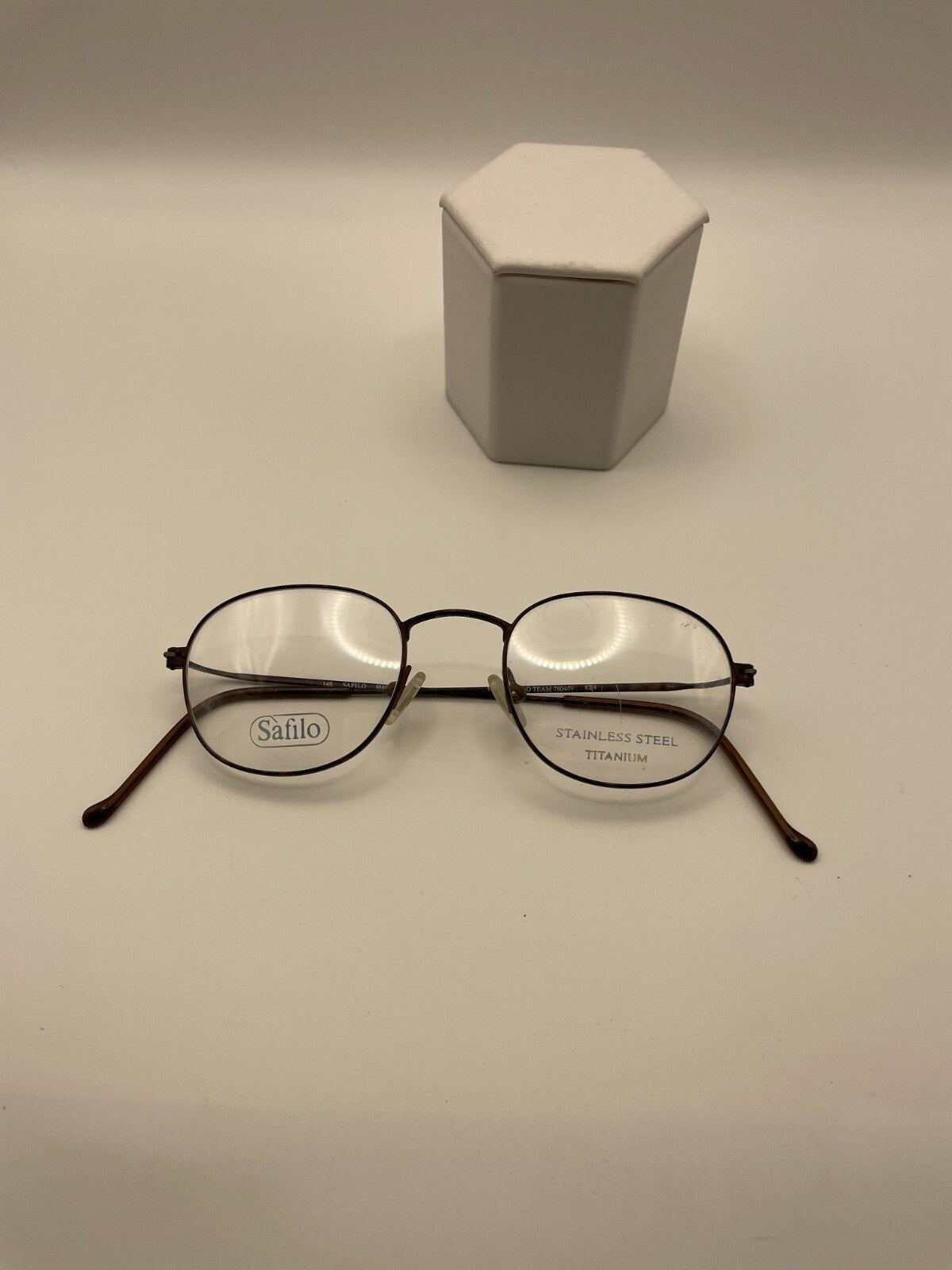 Safilo Brand Team 7804/N Model 46 Eye Antique Havana NEW