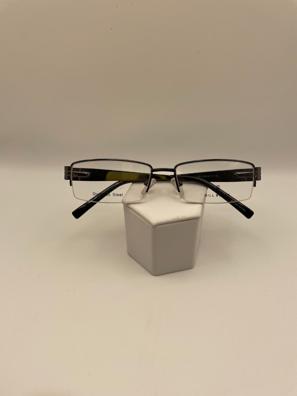 Bill Blass Brand BB 1045-2 Model 54 Eye Matte Gunmetal NEW