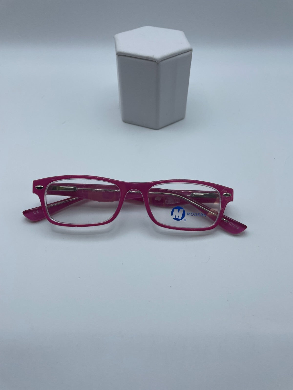 Modern Optical Brand Care Model 42 Eye Pink/Crystal NEW
