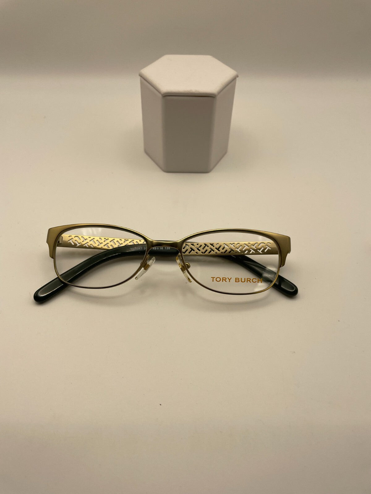 Tory Burch Brand TY1047 Model 49 Eye Green/Gold NEW