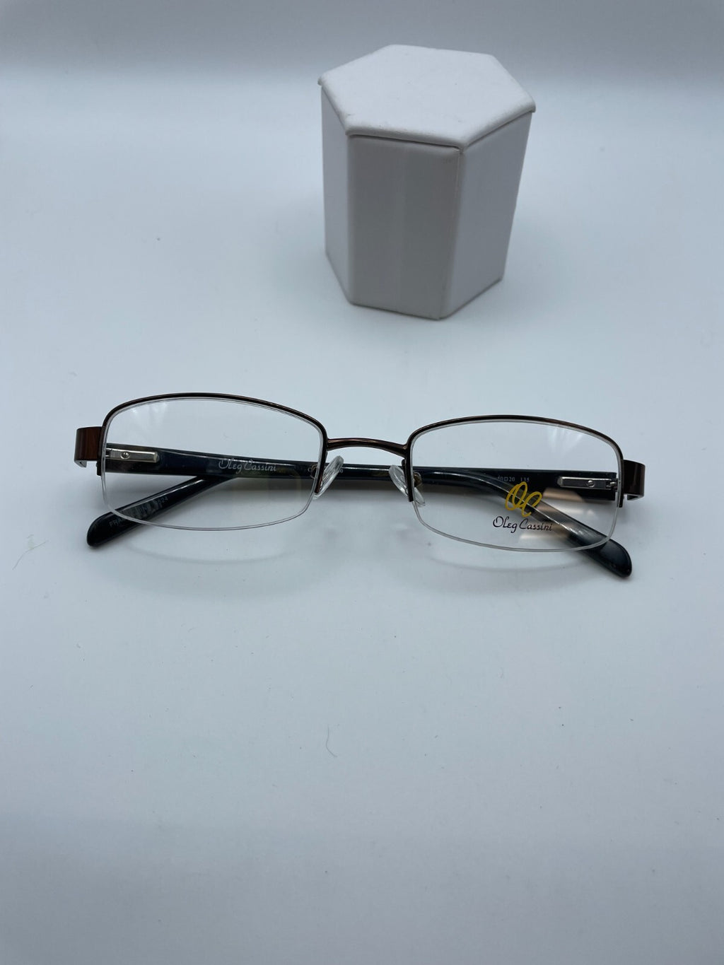 Oleg Cassini Brand OCO341 Model 50 Eye Brown NEW