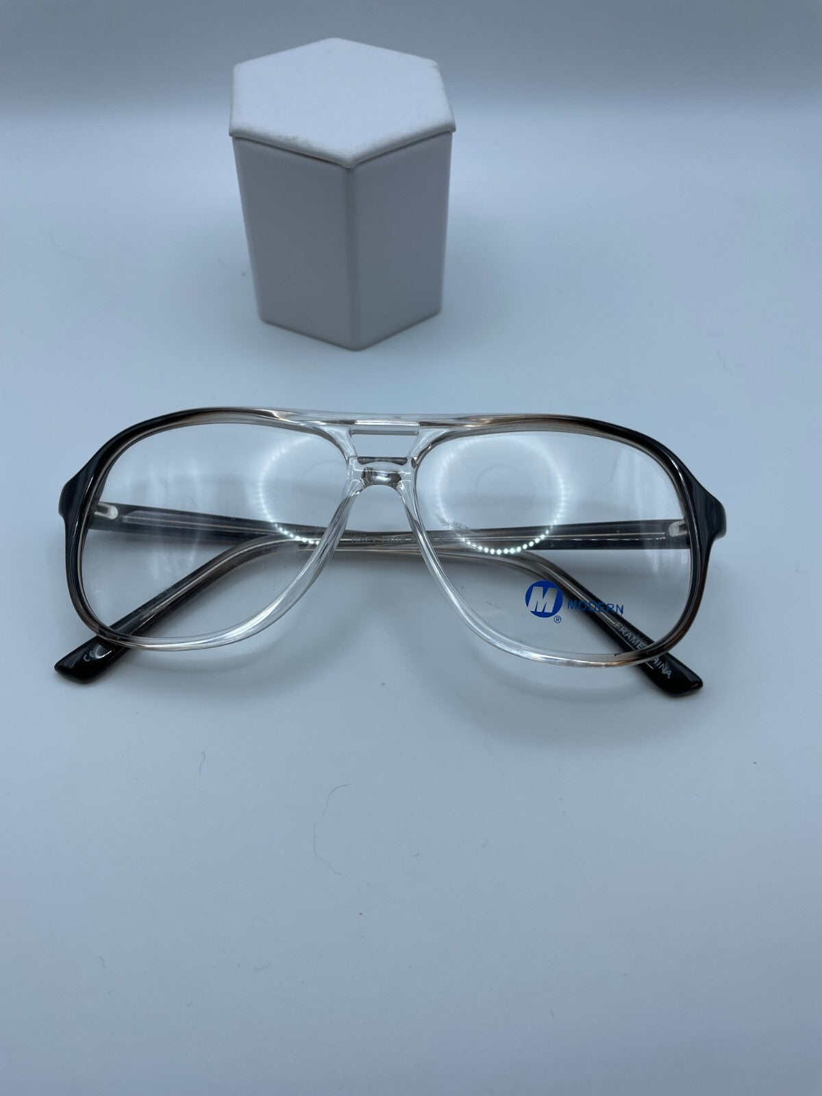 Modern Optical Brand Bobby Model 51 Eye Brown Fade NEW