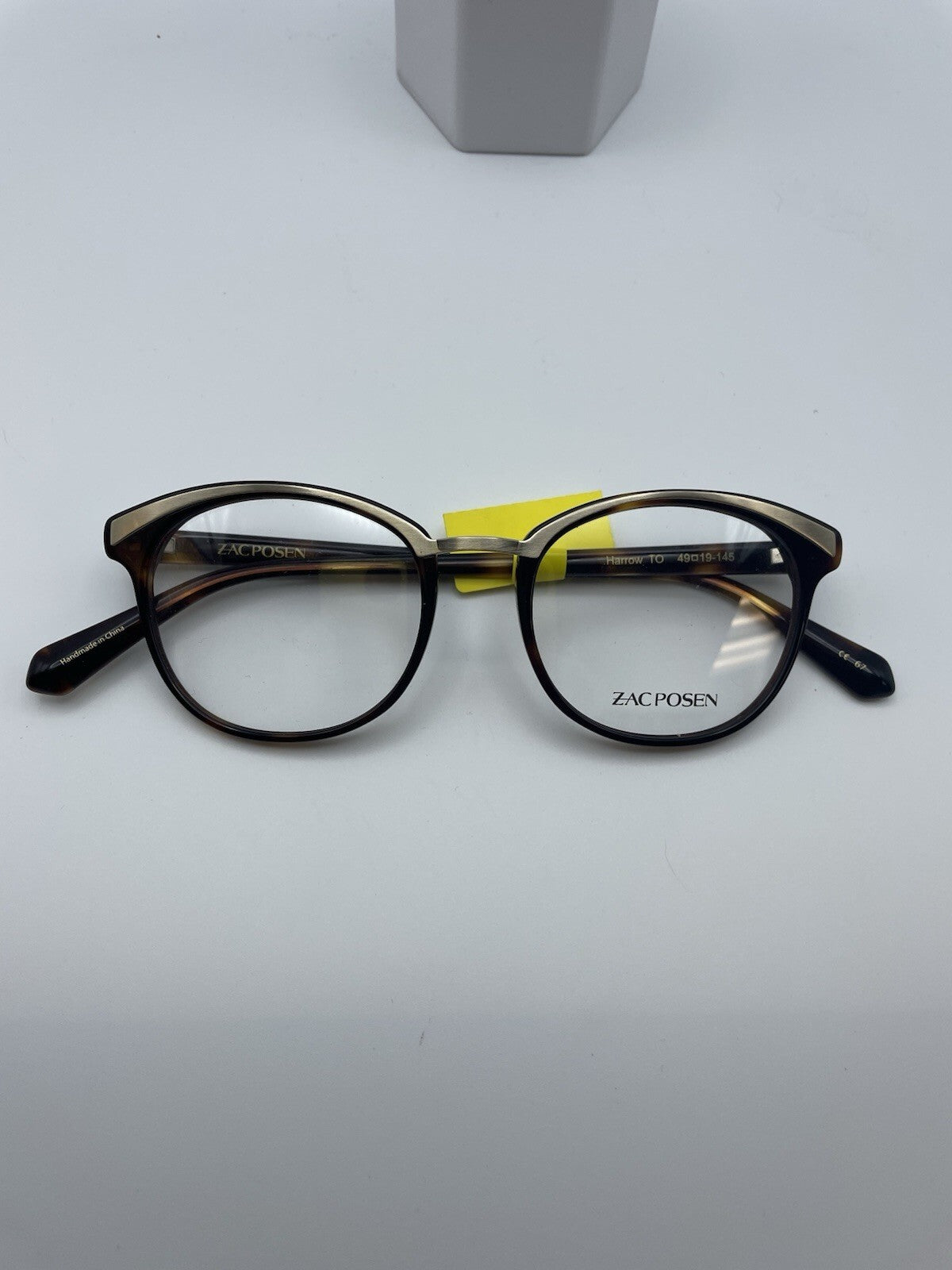 Zac Posen Brand Harrow Model 49 Eye Tortoise NEW