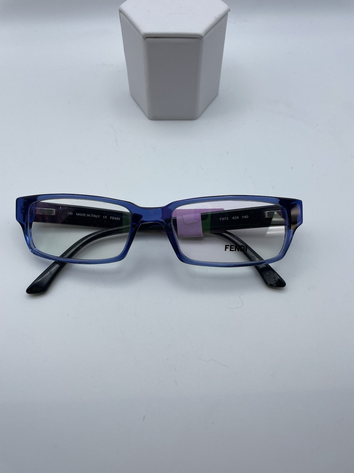 FENDI Brand F972 Model 54 Eye Blue Crystal Color NEW