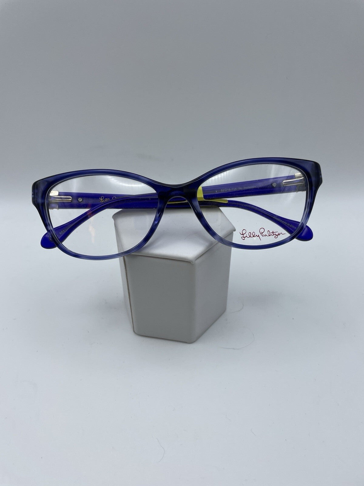 Lily Pulitzer Brand Holbrook Model 52 Eye Indigo NEW