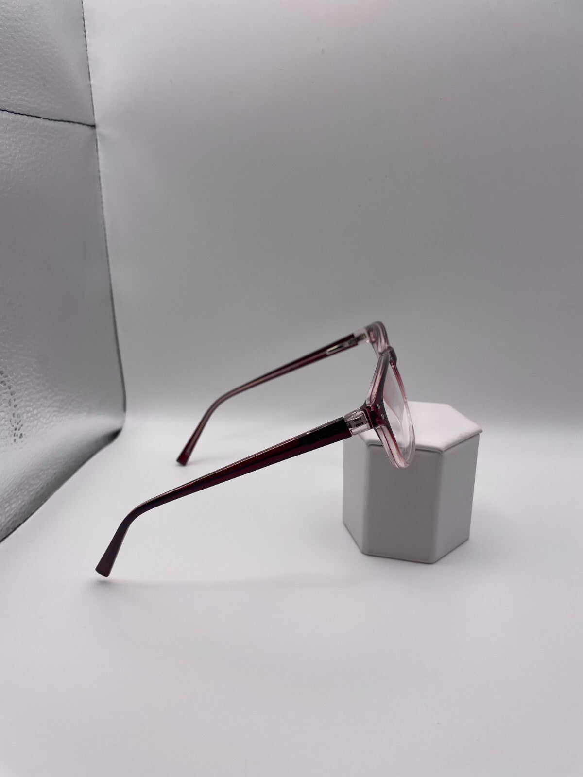 Modern Optical Brand Balance Model 56 Eye Burgundy Fade NEW