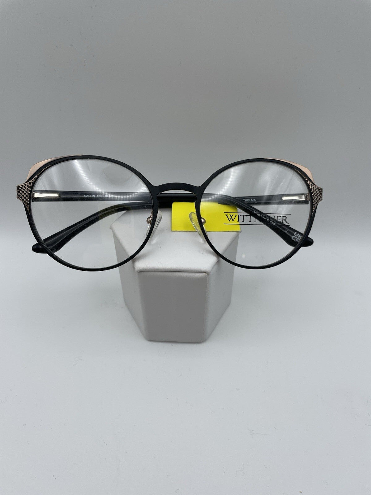 Wittnauer Brand Thelma Model 52 Eye Black NEW