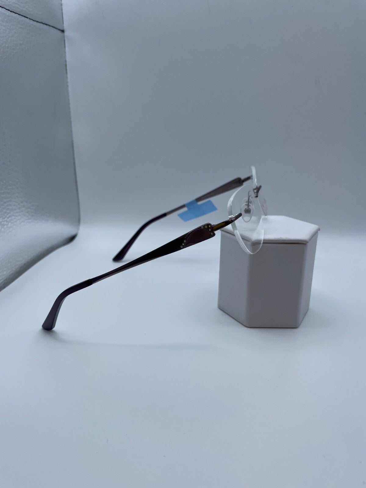 Boutique Totally Rimless Brand TR-236 Model 54 Eye Purple/Pink NEW