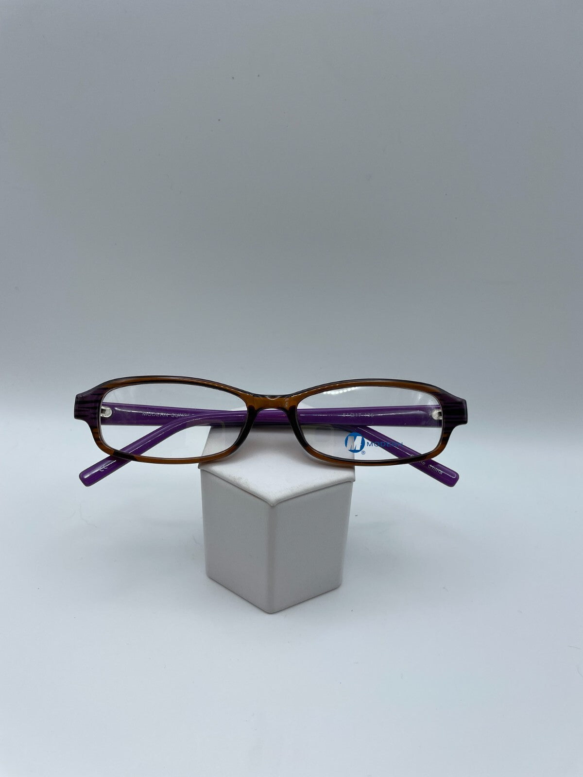 Modern Optical Brand Sunset Model 51 Eye Grey/Purple NEW