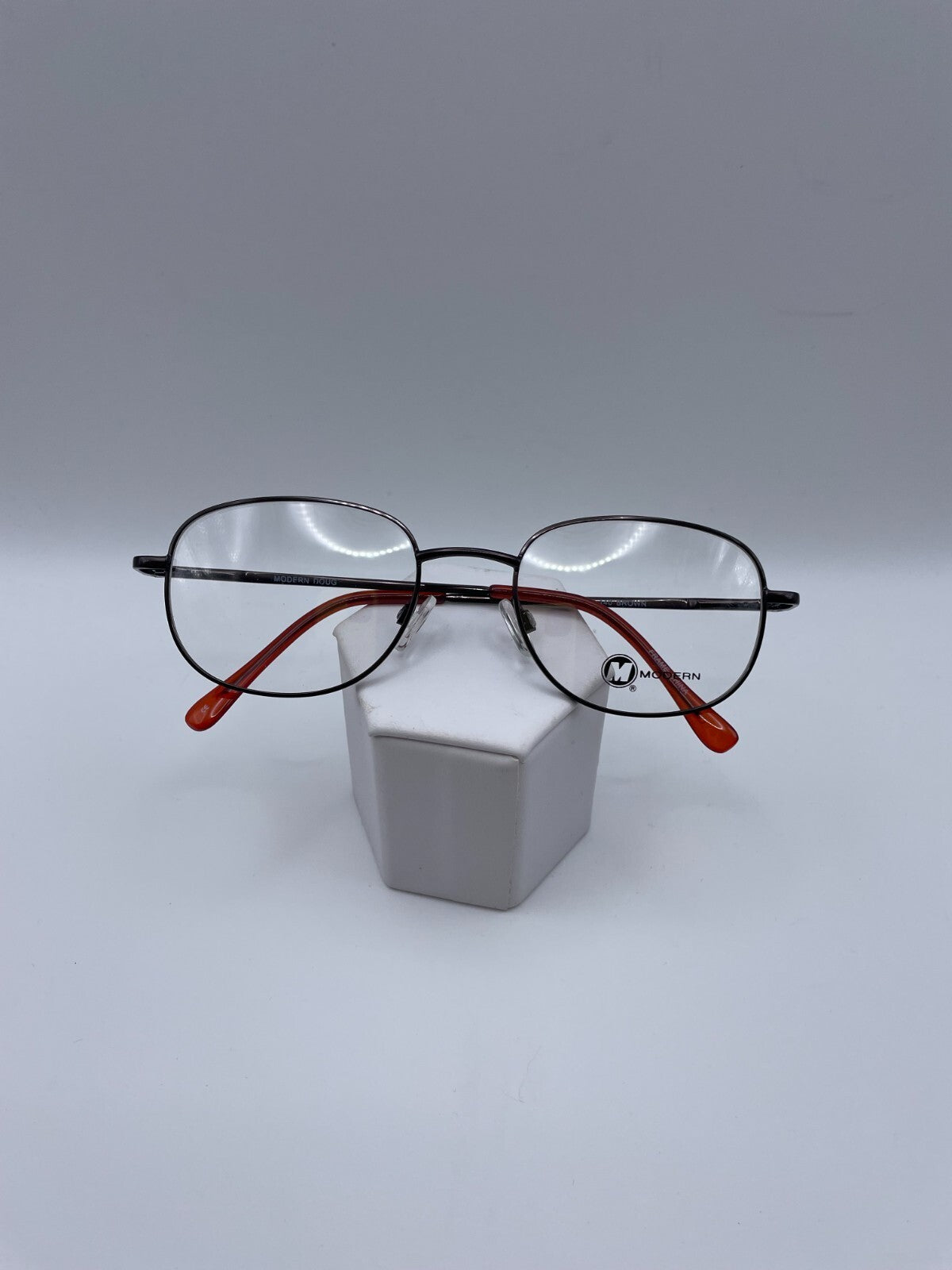 Modern Optical Brand Doug Model 52 Eye Brown NEW