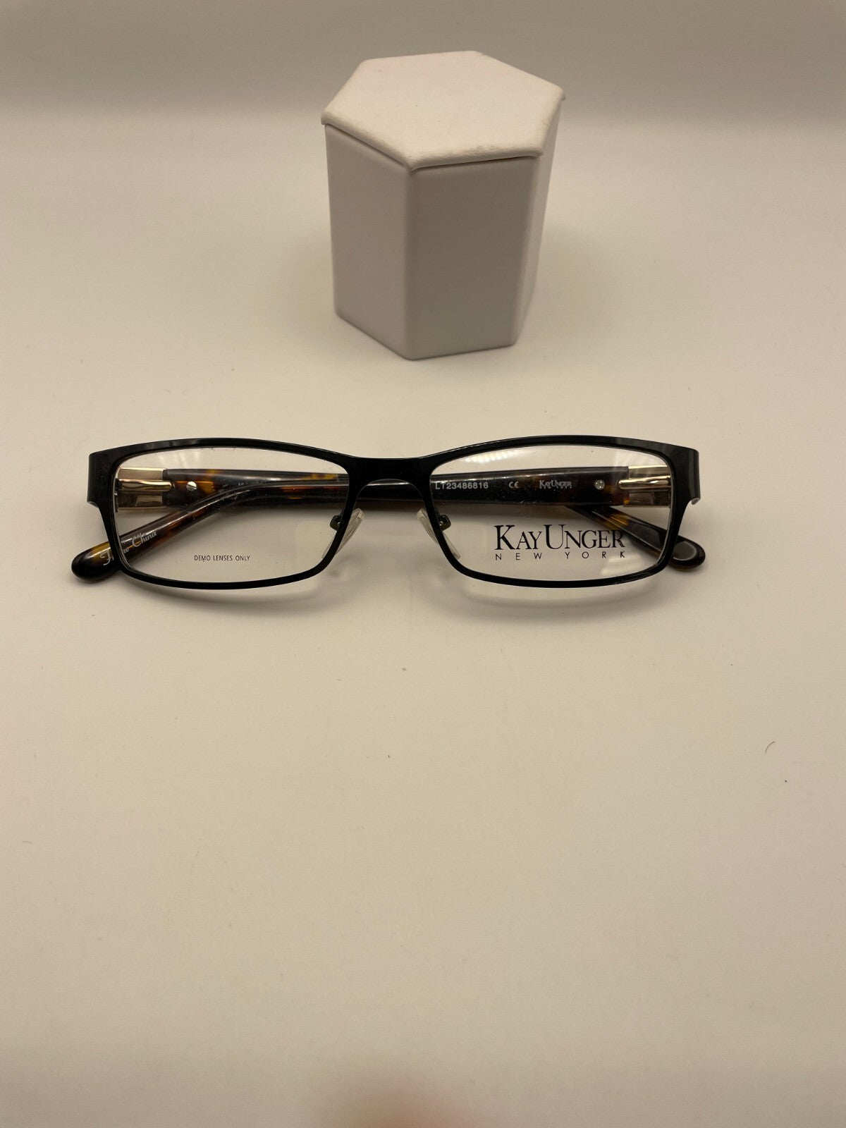 Kay Unger Brand K188 Model 53 Eye Black NEW
