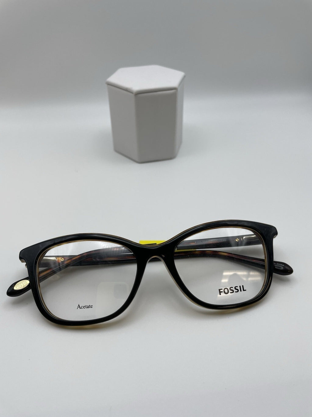 FOSSIL Brand FOS 7081 Model 50 Eye Black/Tortoise- NEW