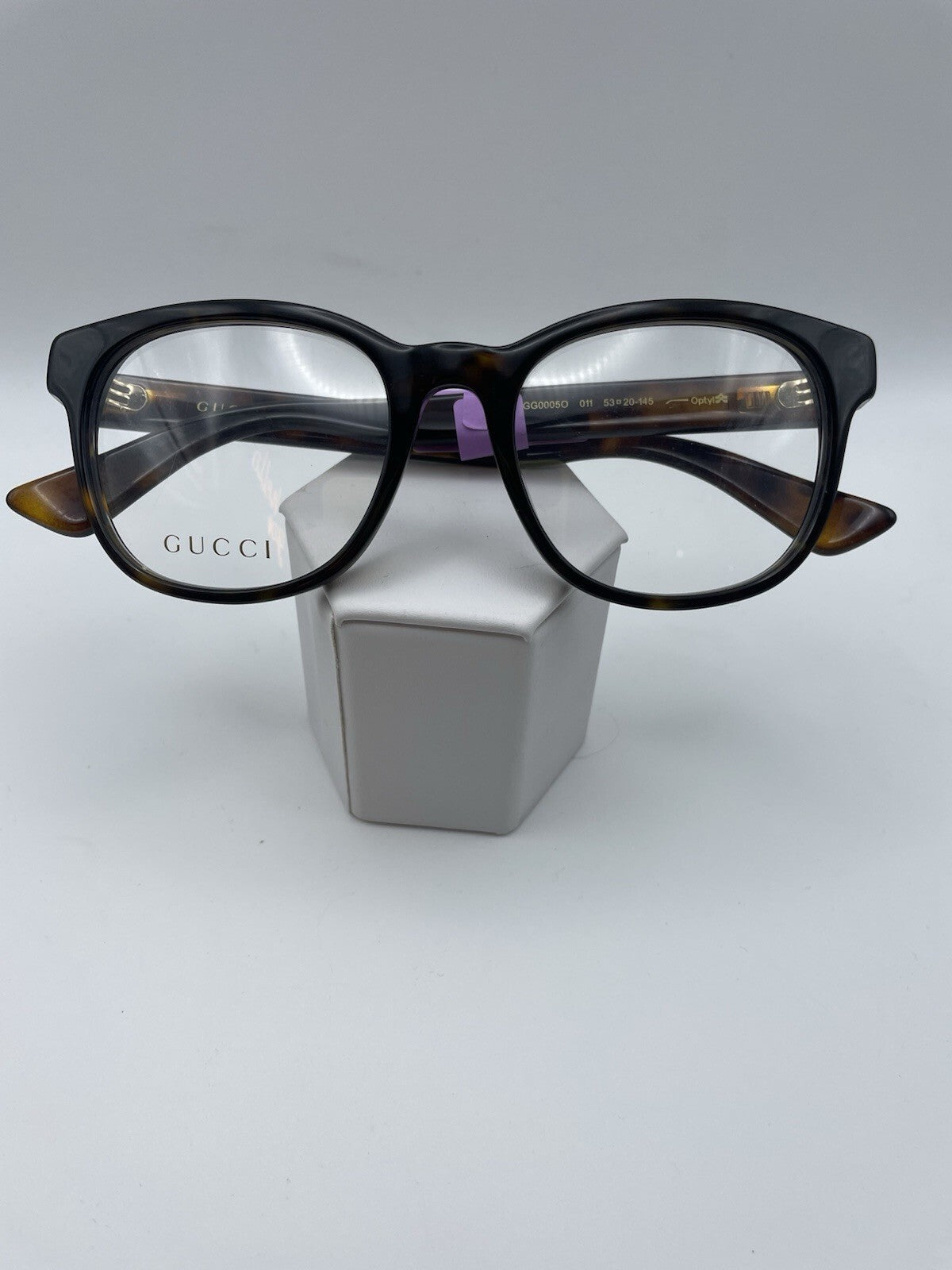 Gucci Brand GG0005O Model 53 Eye Tortoise NEW