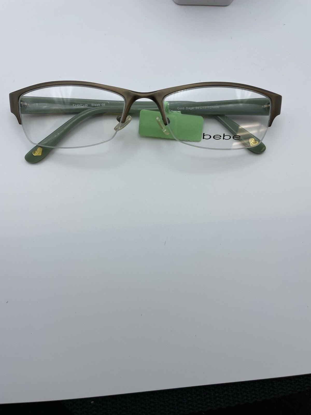 Bebe Brand Gold Model 54 Eye Sage NEW