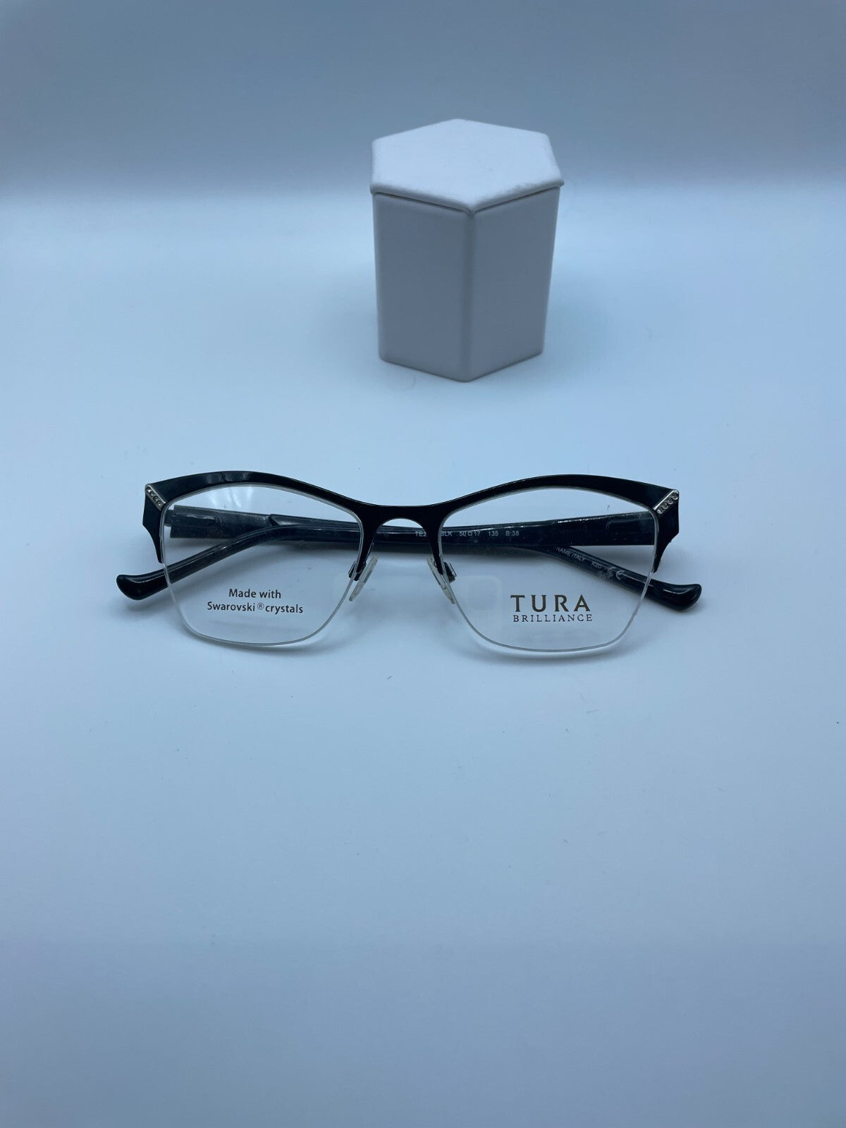 Tura Brand TE262 Model 50 Eye Black NEW