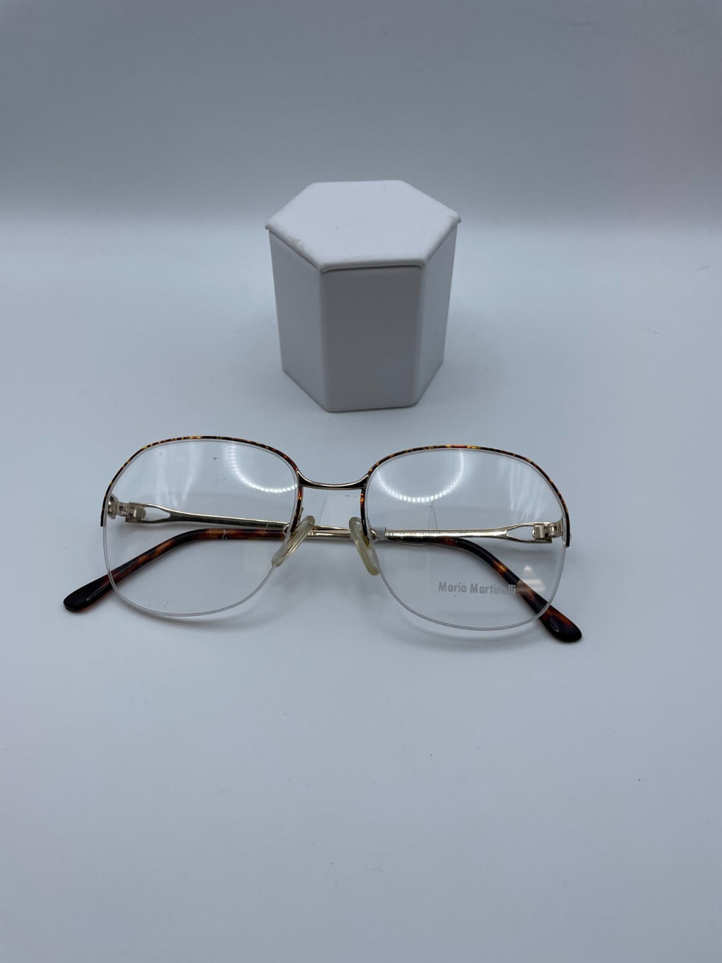 Mario Martinelli Brand MM Mindy Model 54 Eye G/Demi Amber NEW