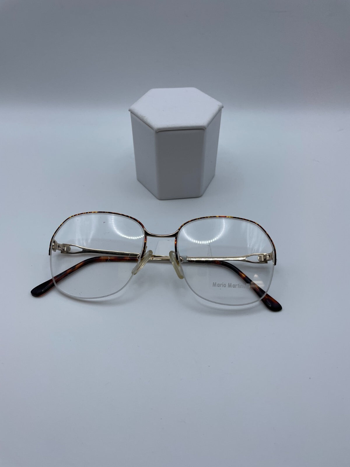 Mario Martinelli Brand MM Mindy Model 54 Eye G/Demi Amber NEW