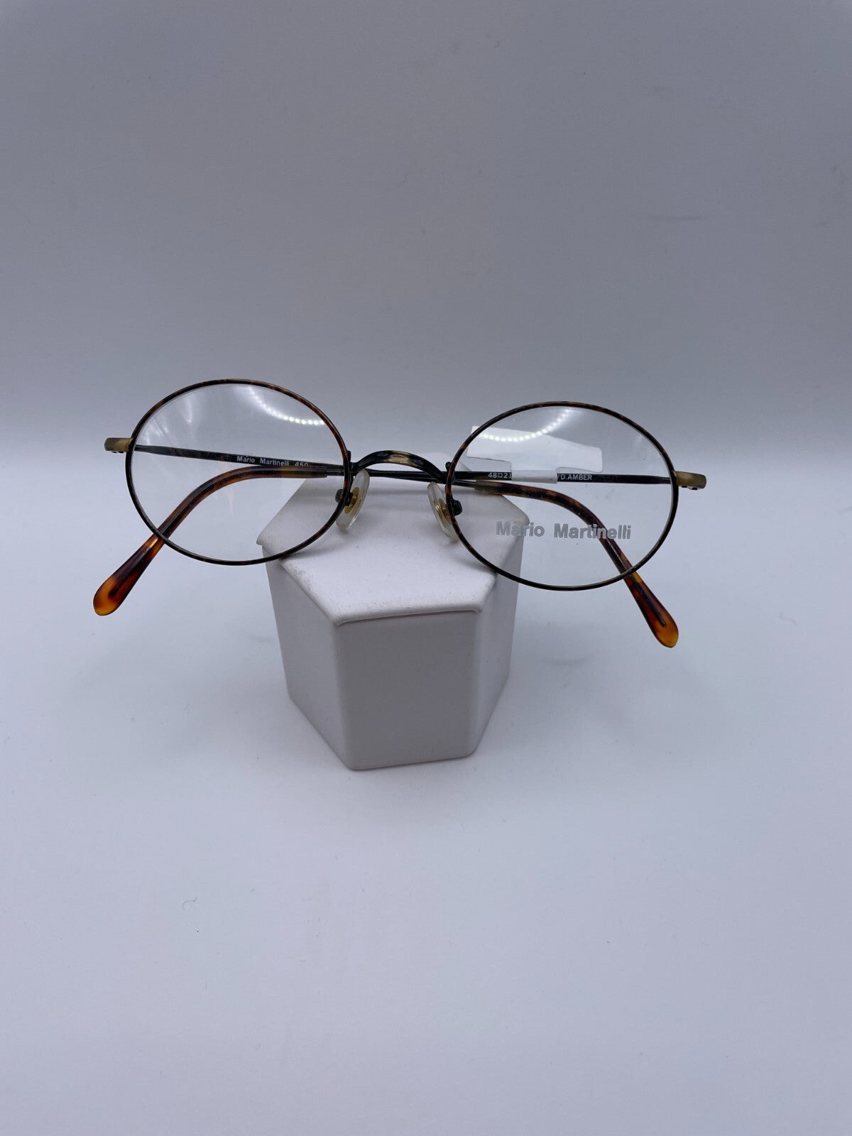 Mario Martinelli Brand 450 Model 48 Eye Ant. G/D. Amber NEW