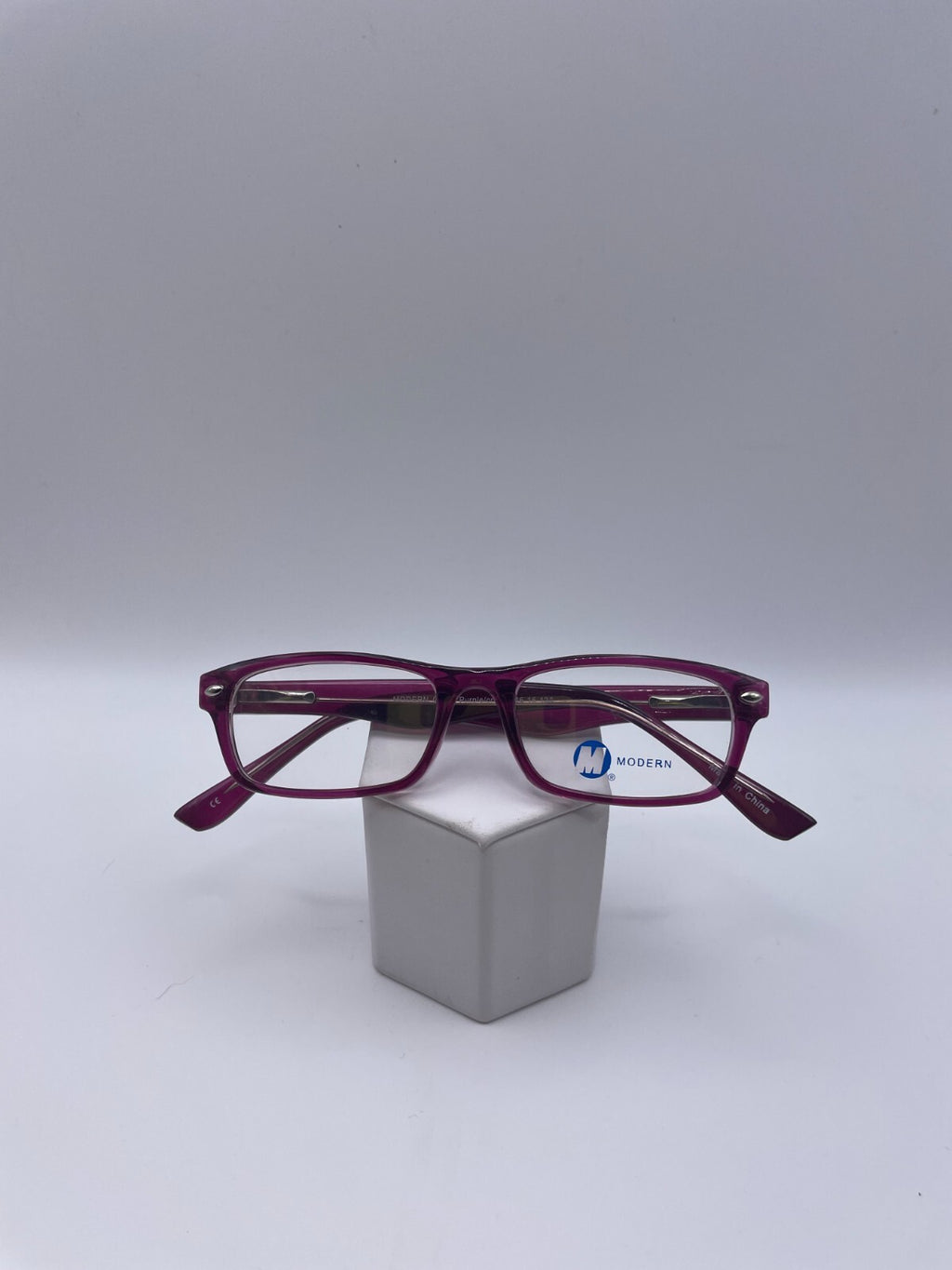 Modern Optical Brand Care Model 46 Eye Purple/Crystal NEW