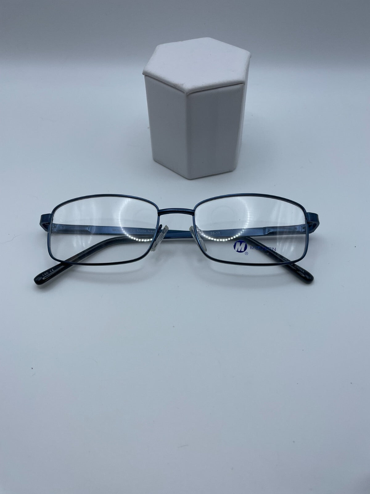 Modern Optical Brand BO Model 55 Eye Matte Navy NEW