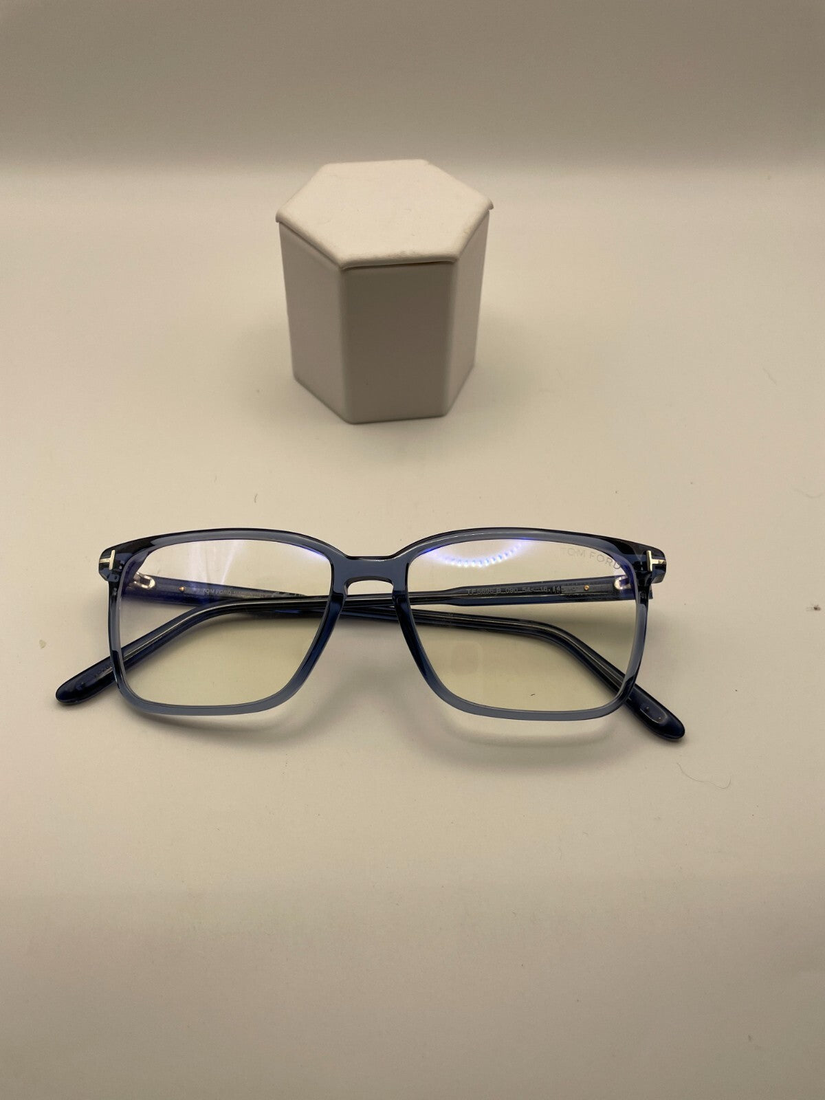 TOM FORD Brand TF5996-B Model 54 Eye Shiny Blue NEW