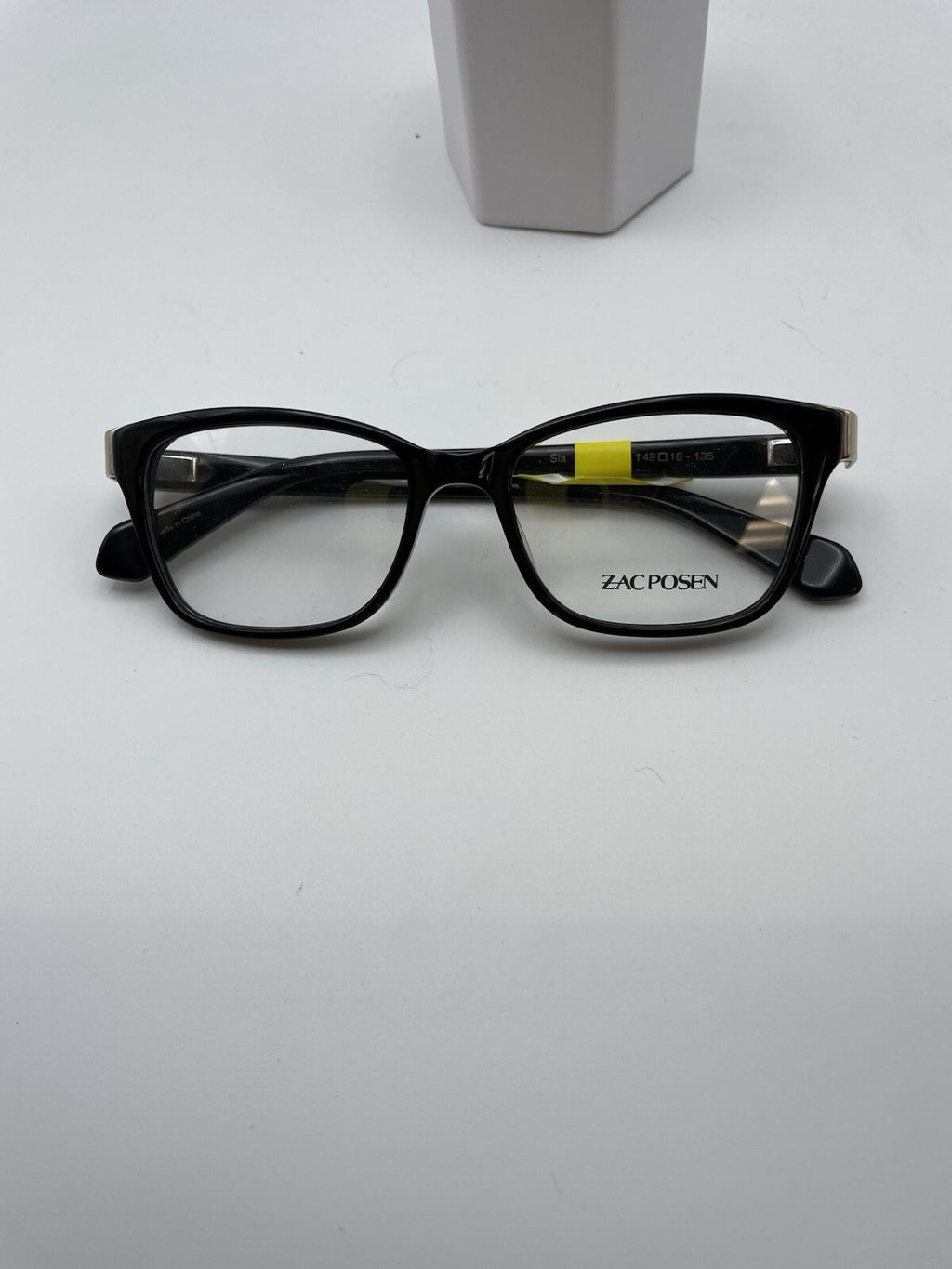 Zac Posen Brand Sia Model 49 Eye Black NEW