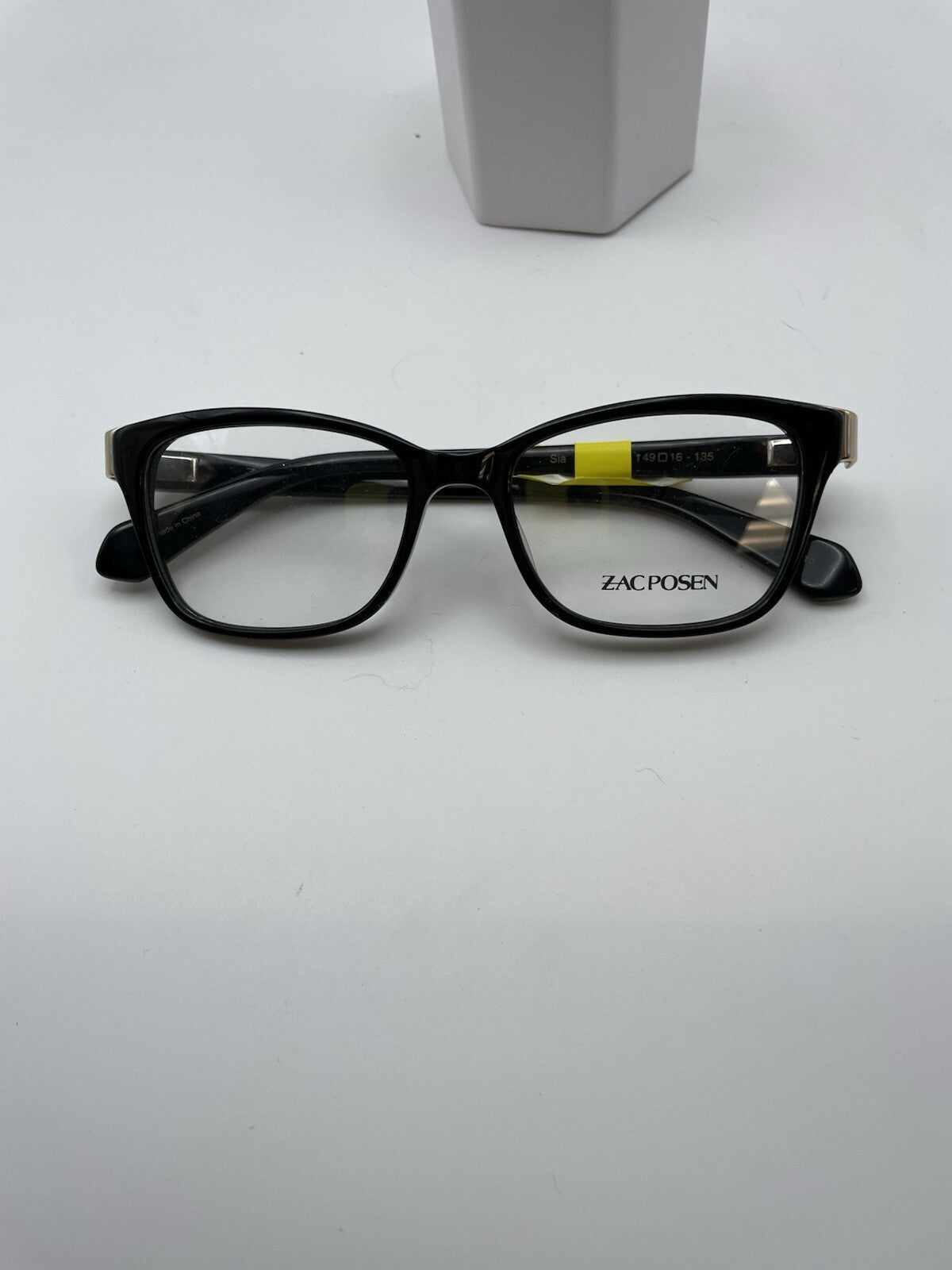 Zac Posen Brand Sia Model 49 Eye Black NEW
