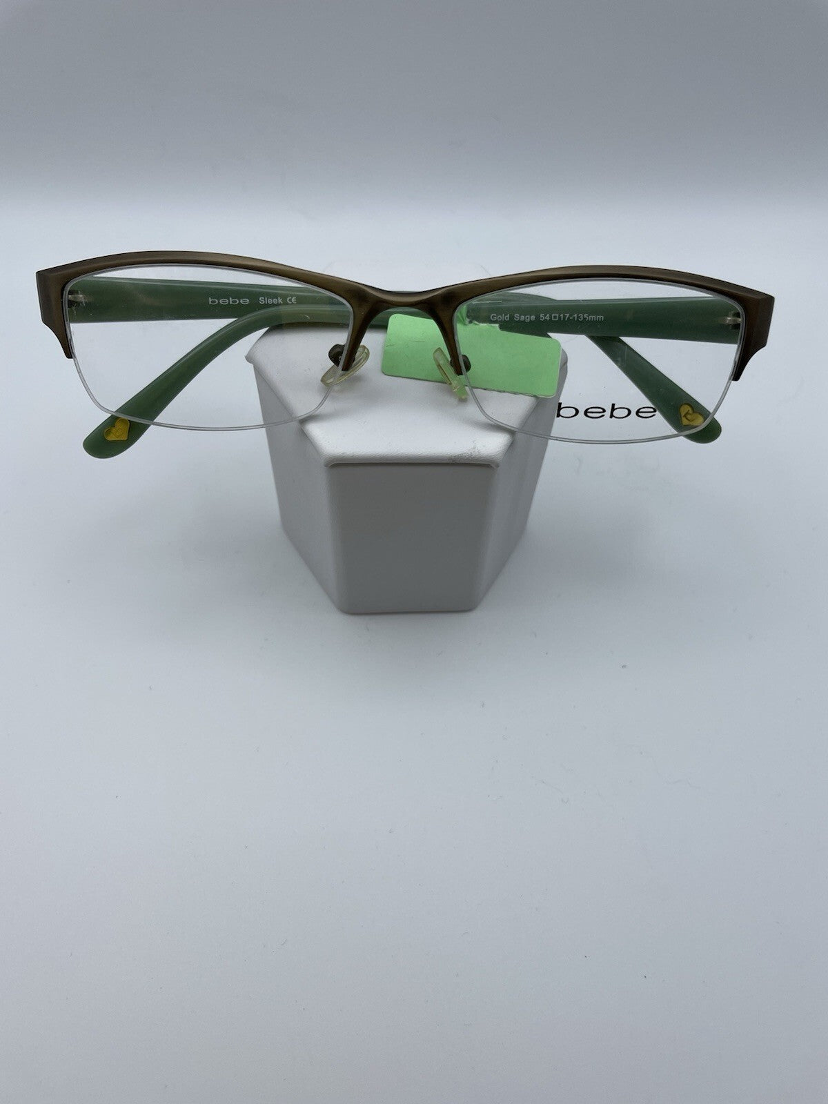 Bebe Brand Gold Model 54 Eye Sage NEW