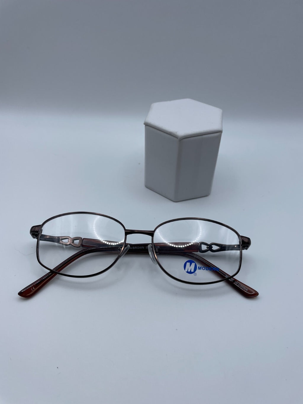 Modern Optical Brand Maria Model 53 Eye Mocha/Brown NEW