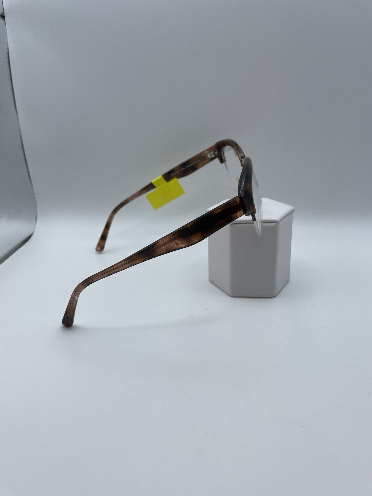 Badgley Mischka Brand Vivianna Model 54 Eye Brown Horn NEW