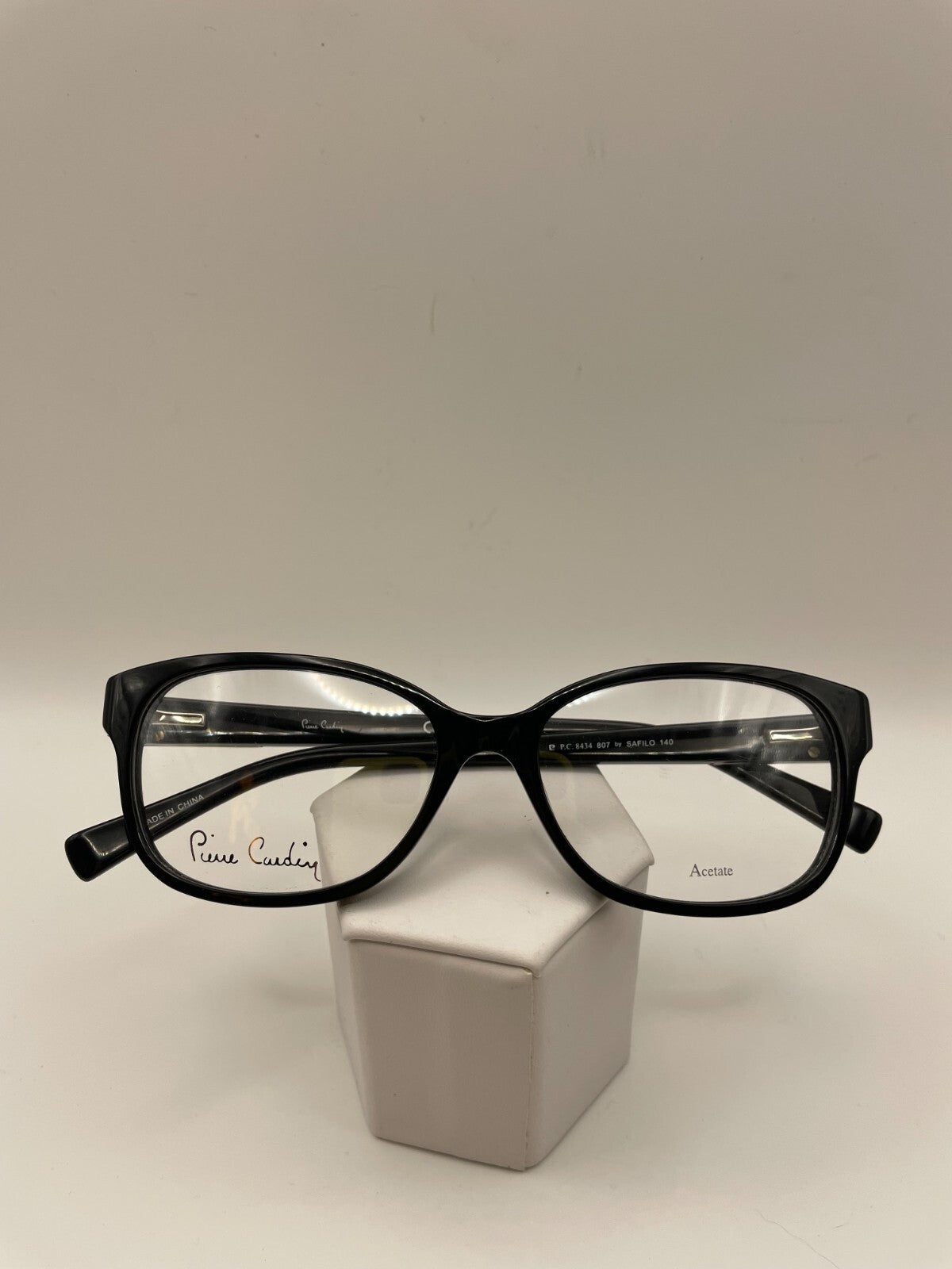 Pierre Cardin Brand P.C.8434 Model 53 Eye Black NEW