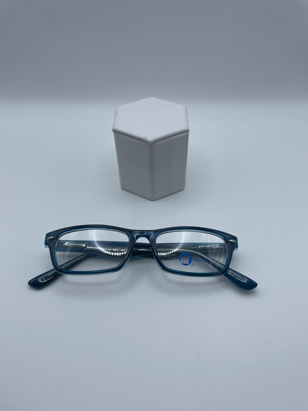 Modern Optical Brand Care Model 46 Eye Navy/Crystal NEW