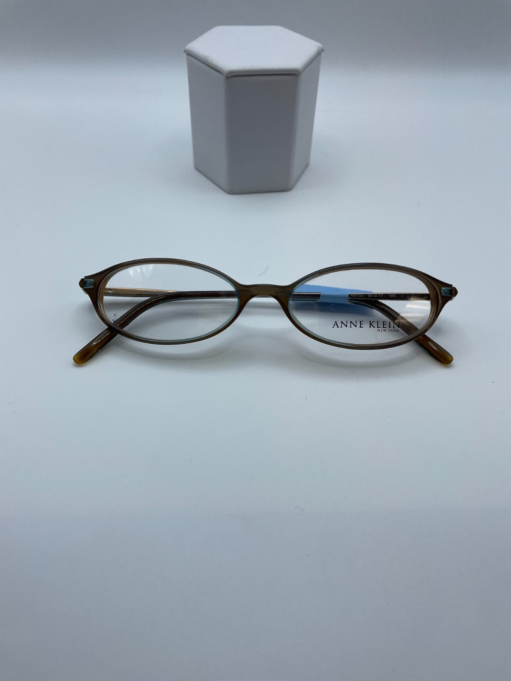 Anne Klein Brand AK8026 K5170 Model 50 Eye Brown Aqua NEW