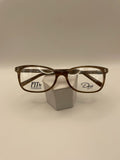 Dea Eyewear Brand DE-02036 Eye Spy Model 58 Eye Brown NEW