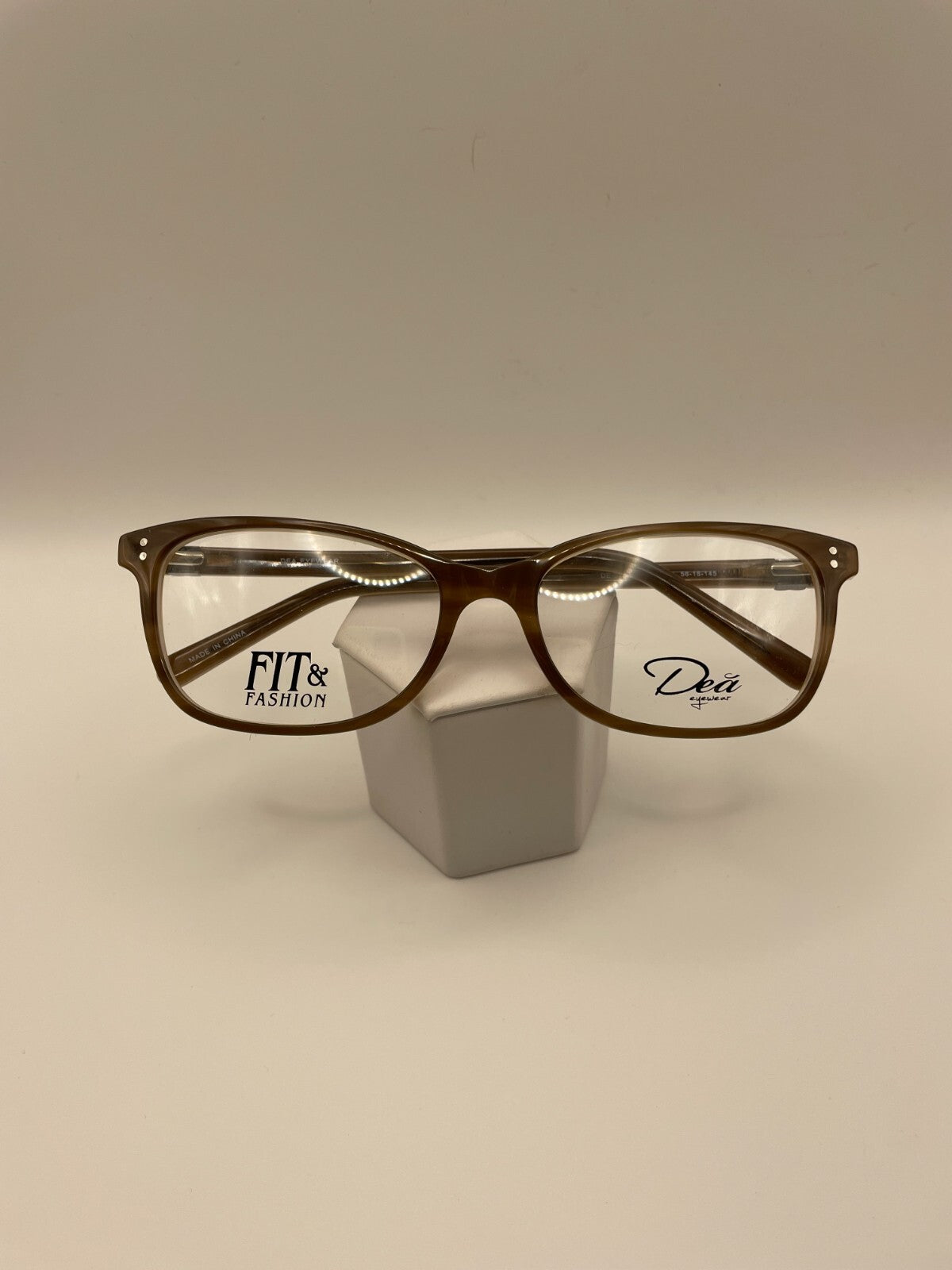 Dea Eyewear Brand DE-02036 Eye Spy Model 58 Eye Brown NEW