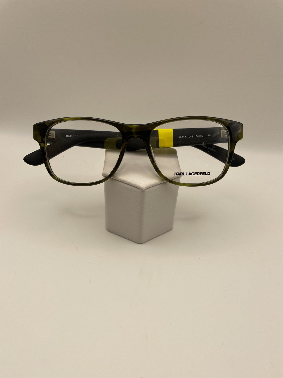 Karl Lagerfeld KL917 Model 54 Eye Striped Green NEW