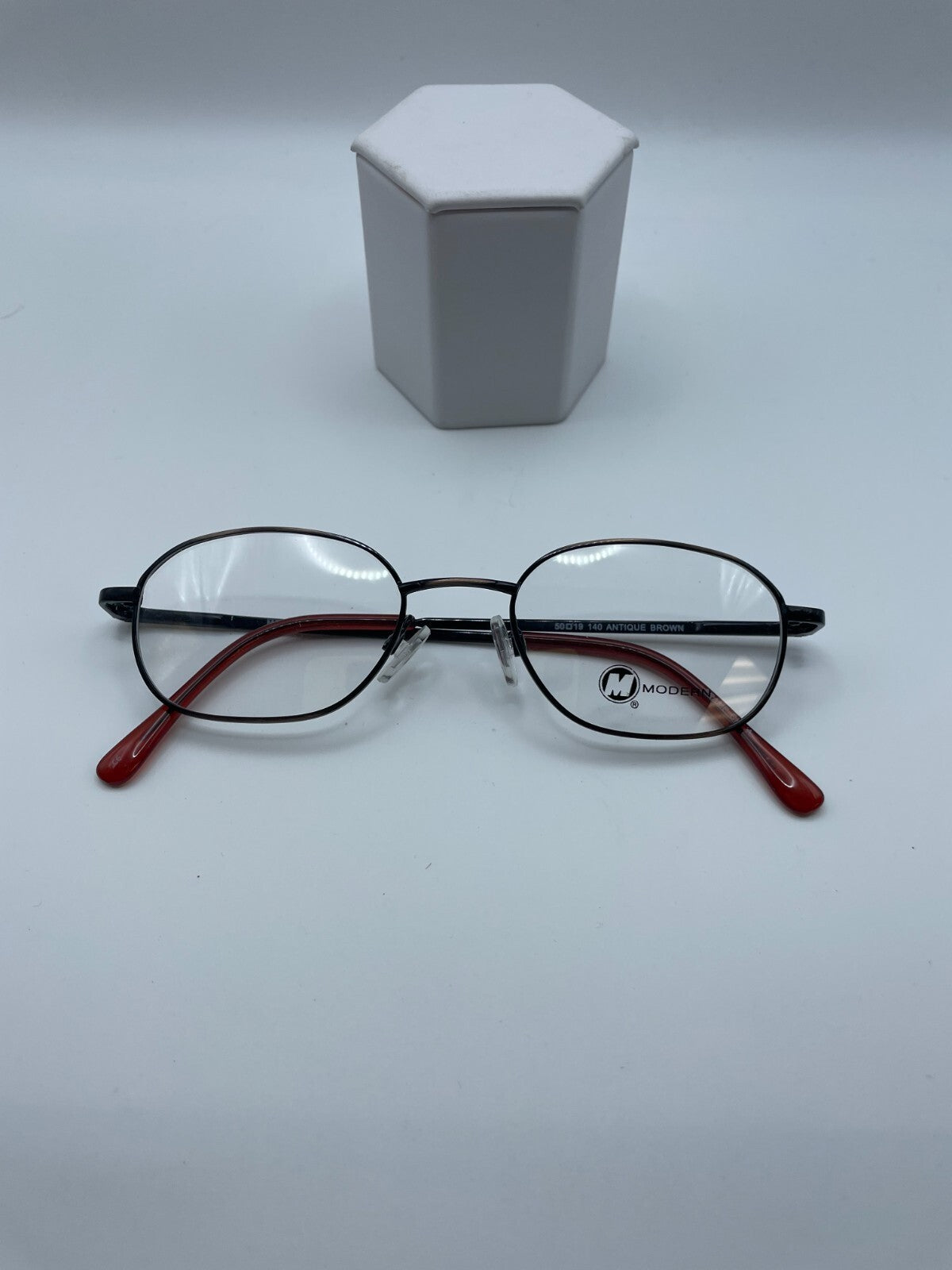 Modern Optical Brand Swift Model 50 Eye Antique Brown NEW