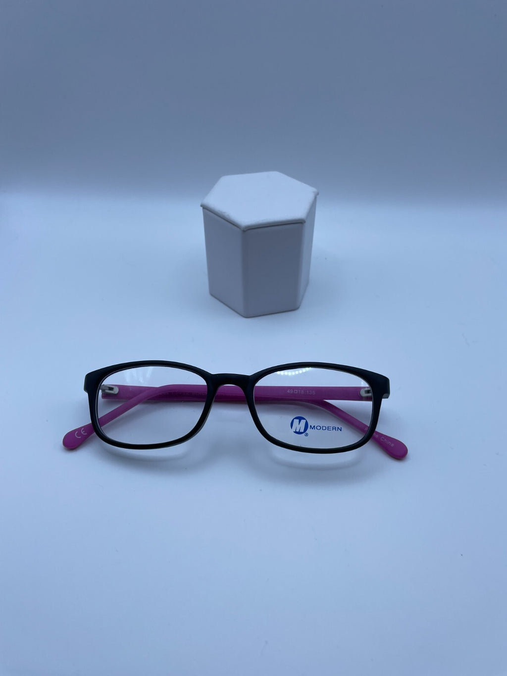 Modern Optical Brand Yippee Model 49 Eye Black/Hot Pink NEW