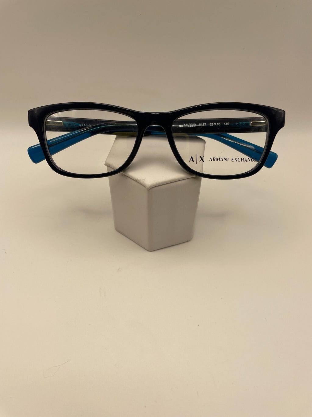 Armani Exchange Brand AX 3030 Model 52 Eye Blue NEW