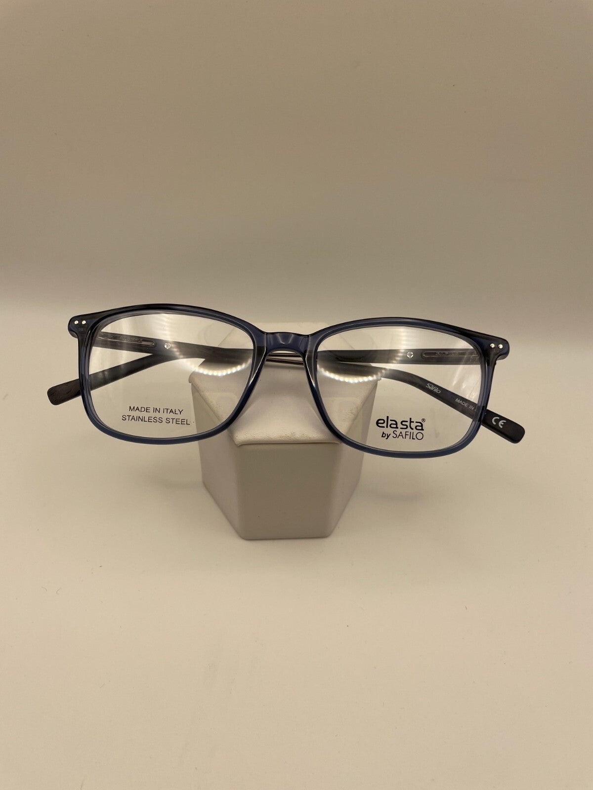 Elasta by Safilo Brand E1642 Model 51 Eye Blue Gray NEW