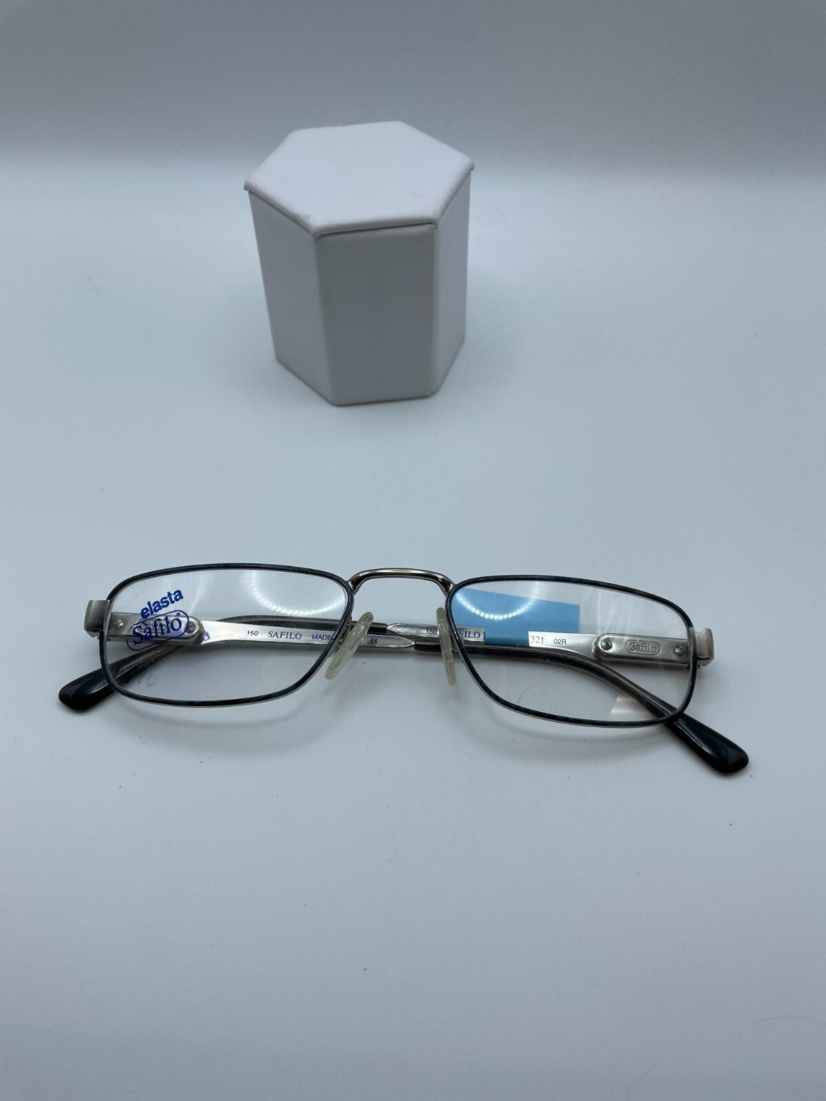 Elasta by Safilo Brand Library 1321 Model 54 Eye Blue/Silver NEW