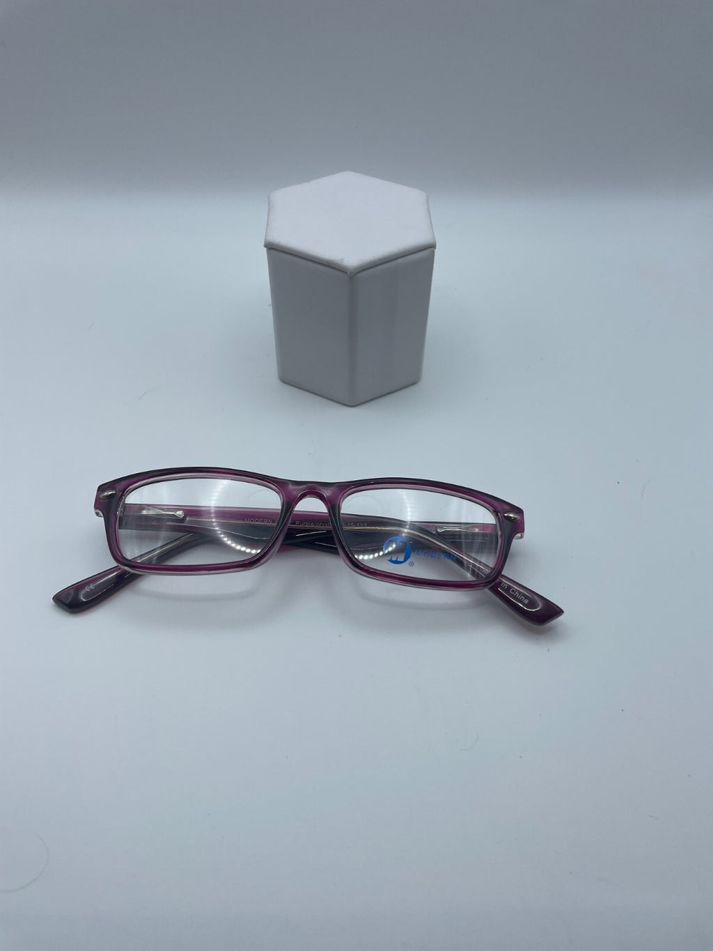 Modern Optical Brand Care Model 46 Eye Purple/Crystal NEW
