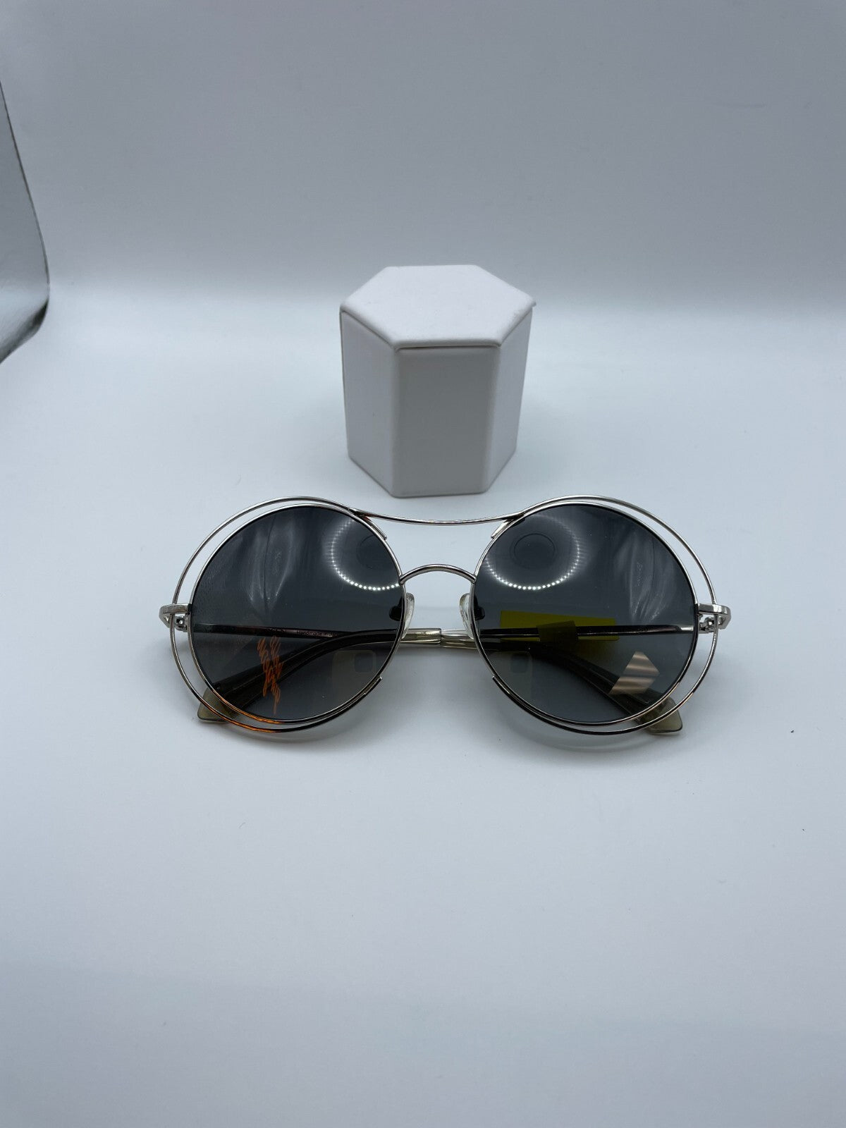 Zac Posen Brand Rochelle Model 57 Eye Silver NEW