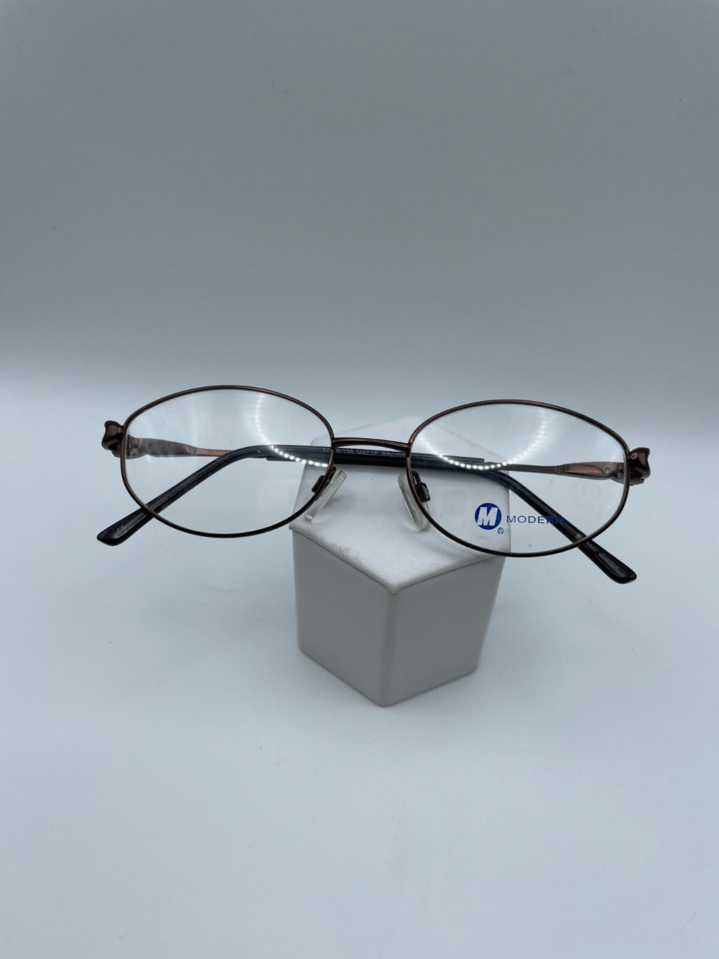 Modern Optical Brand Nella Model 52 Eye Matte Brown NEW