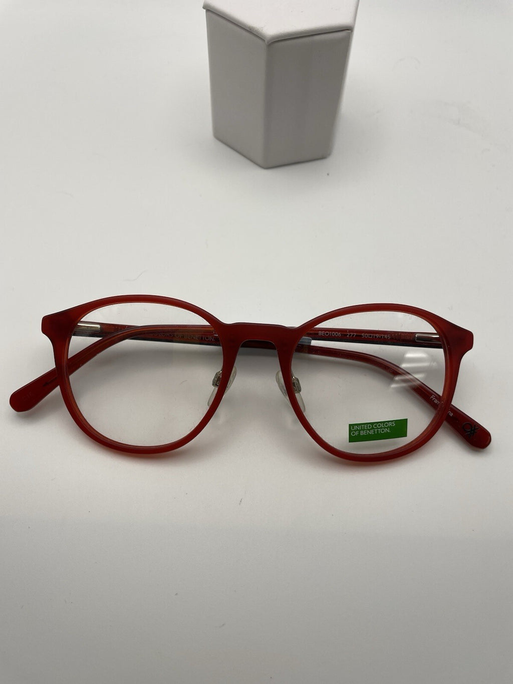 United Colors Of Benetton Brand BEO1006 Model 50 Eye Red NEW