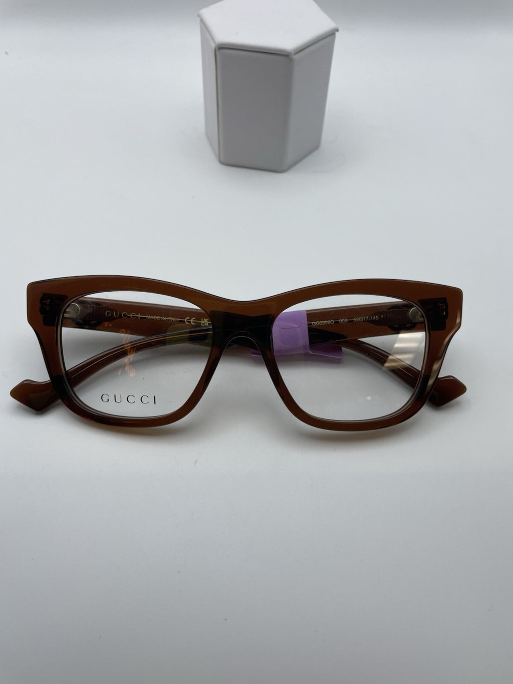 Gucci Brand GG0999O Model 52 Eye Brown NEW