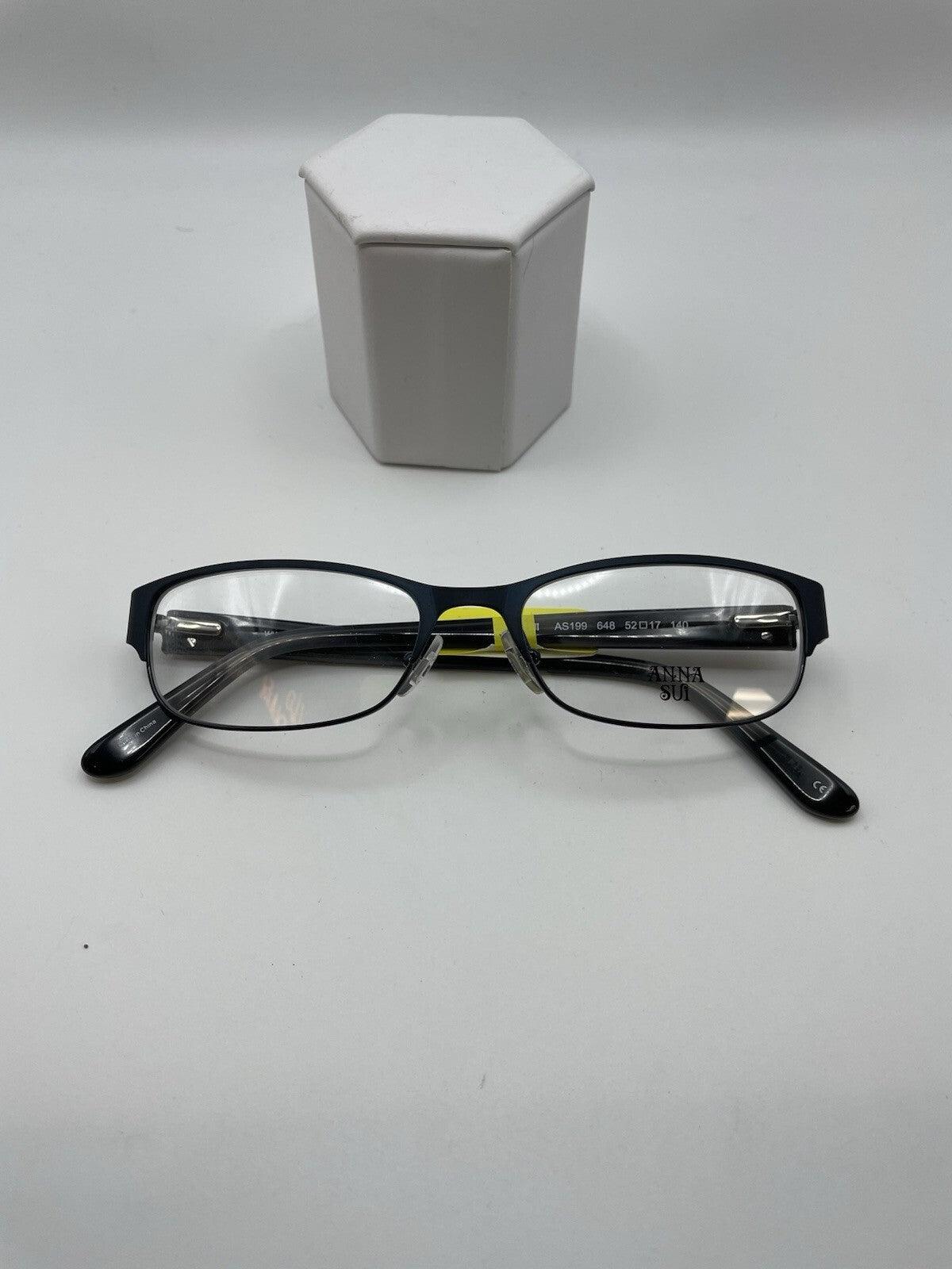 Anna Sui Brand AS199 Model 52 Eye Navy NEW